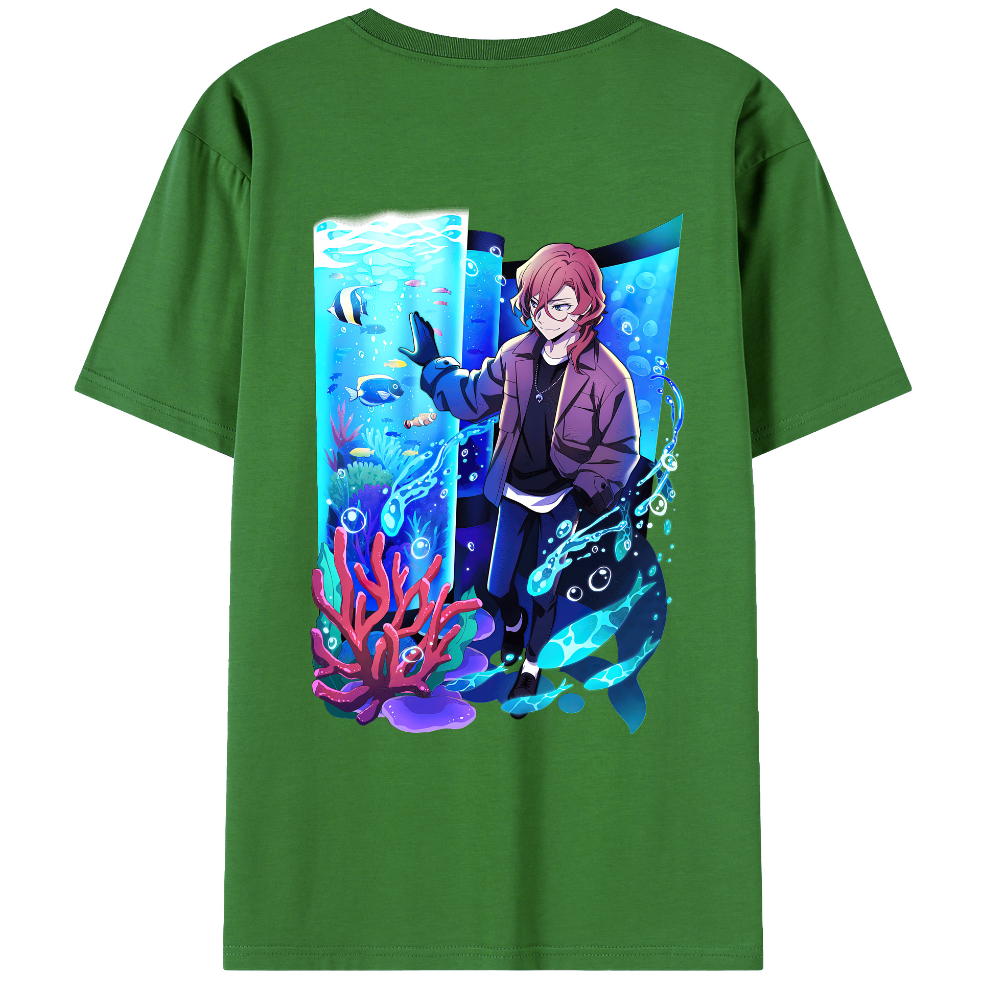 （画像用） 文豪ストレイドッグス Bungo Stray Dogs レディース半袖Tシャツ(バックプリント)